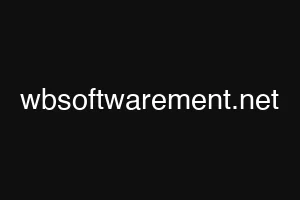 wbsoftwarement.net